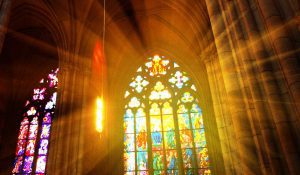 Interior of St. Vitus Cathedral, Prague, Czech Republic