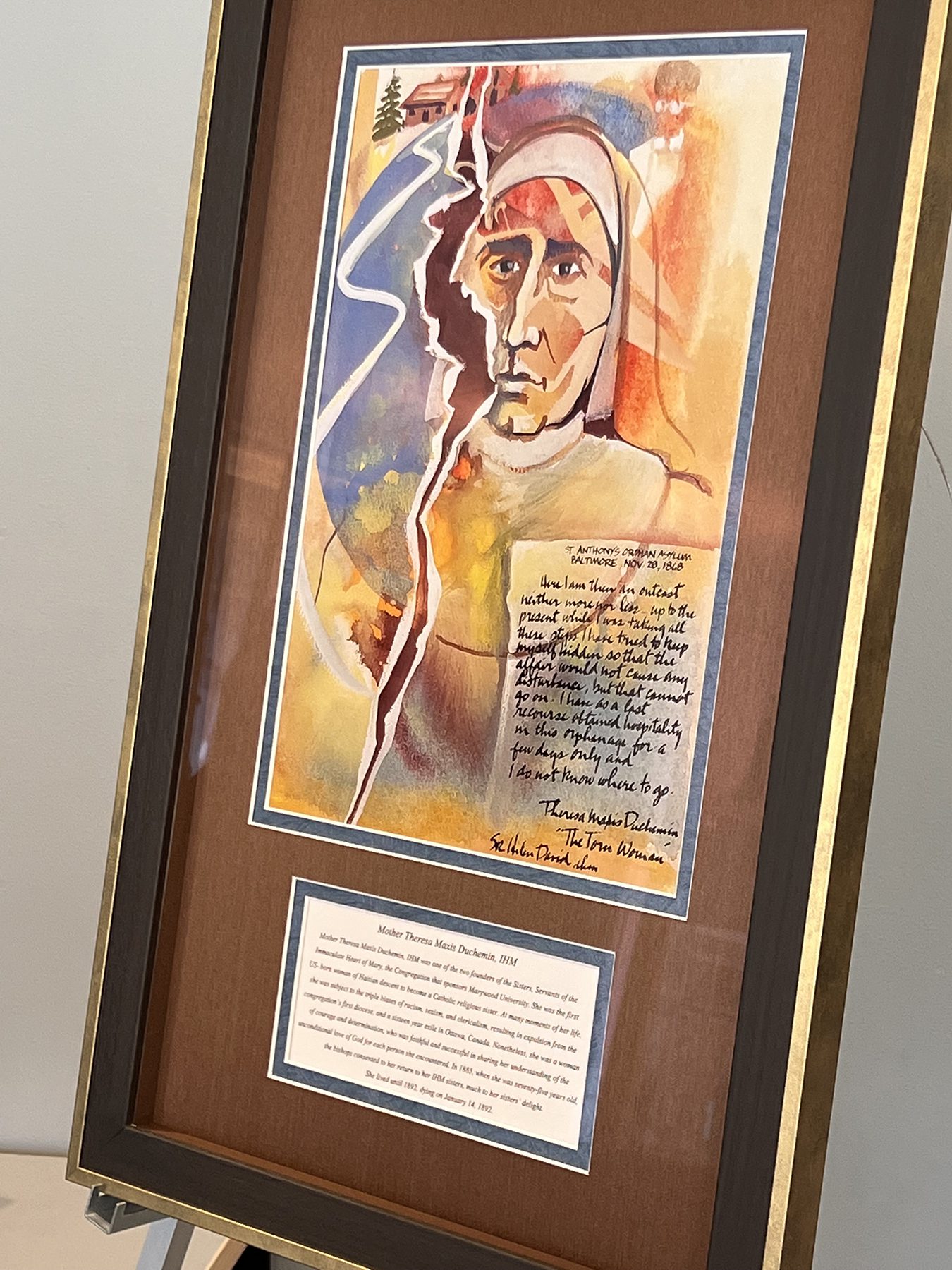 Marywood University unveils portrait of IHM Congregation Foundress