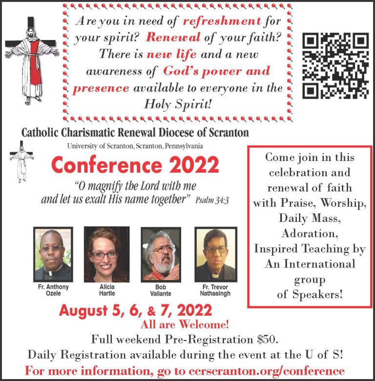 Catholic Charismatic Renewal Conference 2022 Diocese of Scranton