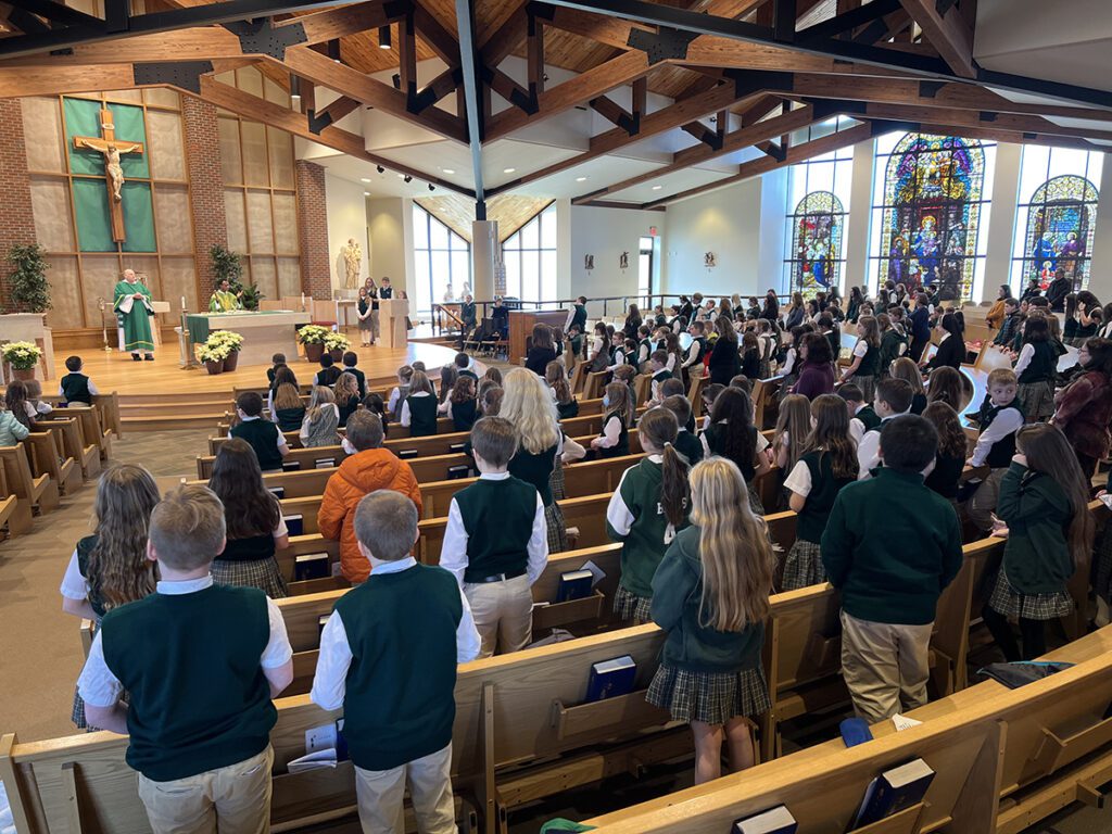 Amid fun of Catholic Schools Week, importance of faith and religion