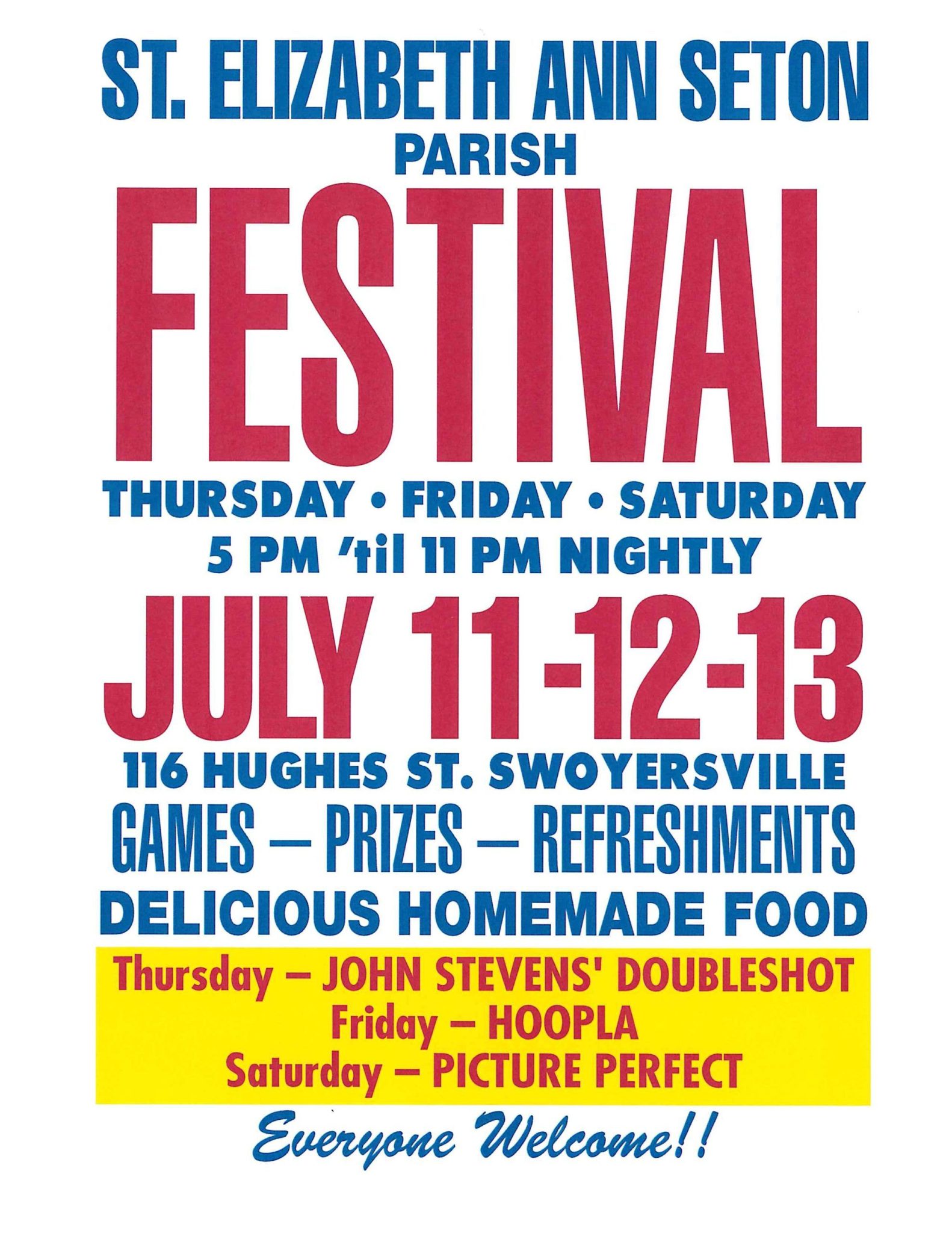 Summer Bazaars, Festivals & Picnics 2024 Diocese of Scranton