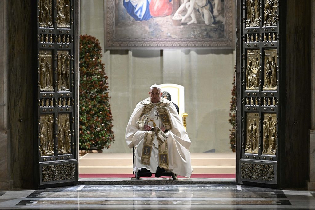 Pope opens Holy Door of St. Peter’s Basilica, launching ‘Jubilee of