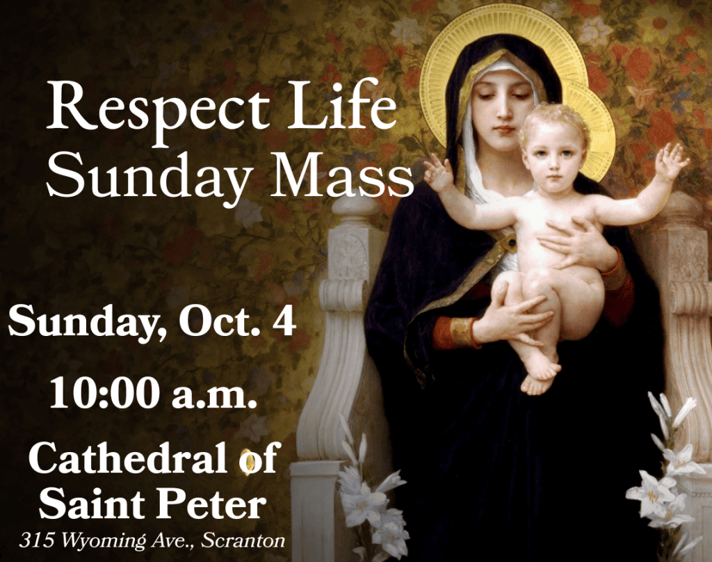 Bishop Bambera to celebrate Respect Life Sunday Mass on Oct. 4 at Cathedral